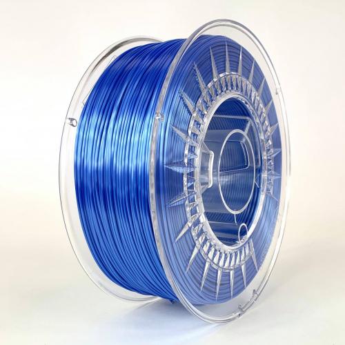 SILK Devil Design SILK filament 1.75 mm, 1 kg (2.0 lbs) - blue